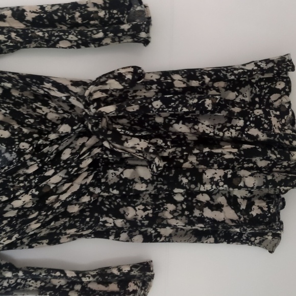 Free people Abstract Print Boho Beachy Romantic ruffled romper Sz m Vacation - Picture 3 of 10